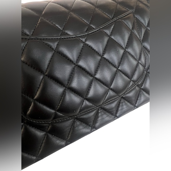 CHANEL Lambskin Quilted Medium Double Flap - Picture 11 of 12